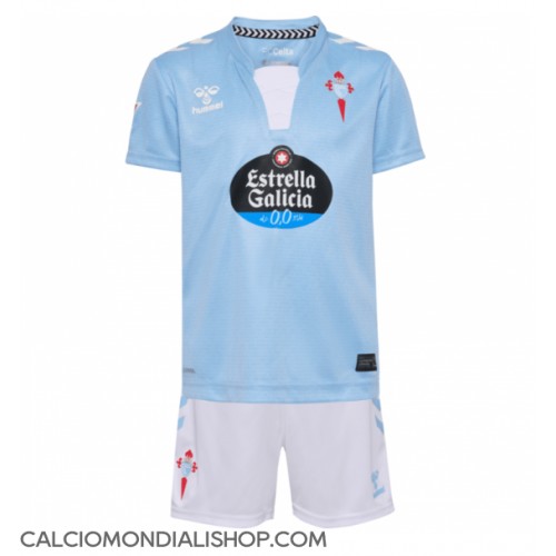 Maglie da calcio Celta Vigo Prima Maglia Bambino 2024-25 Manica Corta (+ Pantaloni corti)